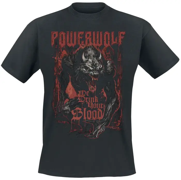T-Shirt Via Dolorosa Powerwolf pour hommes et femmes