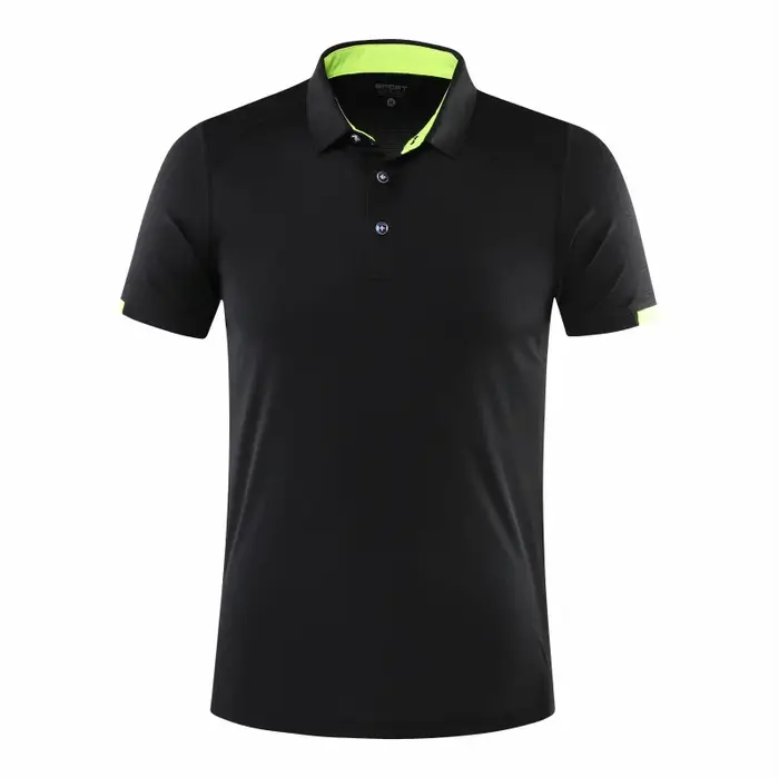 Polo à séchage rapide avec logo personnalisé brodé pour hommes et femmes, vêtements de sport de plei