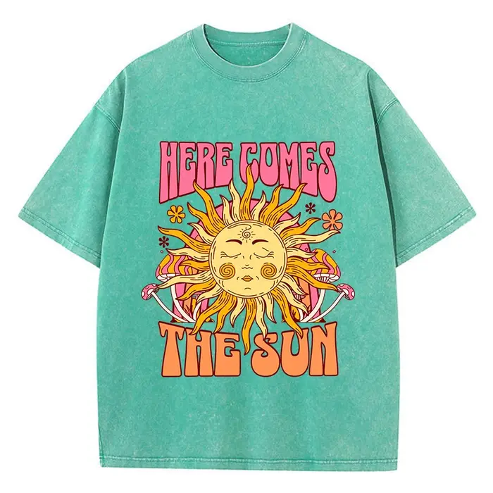 T-Shirt délavé surdimensionné pour femmes