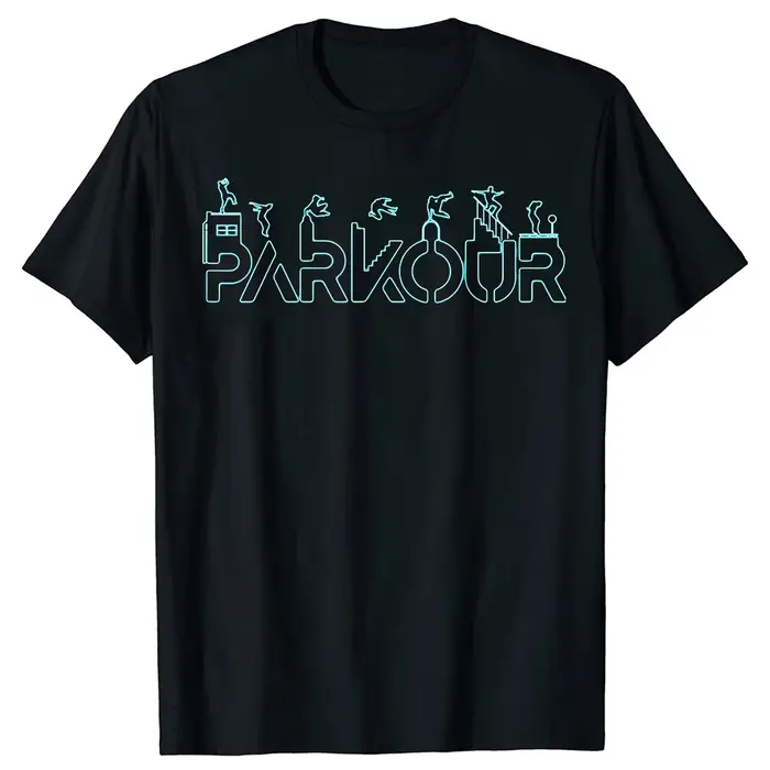 T-shirts de sport Parkour et Freerunning pour hommes et femmes