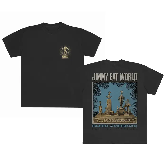 2026 T-shirt imprimé avec motif de groupe Jimmy Eat World
