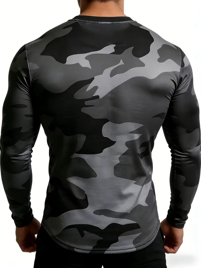 T-shirt camouflage militaire pour homme