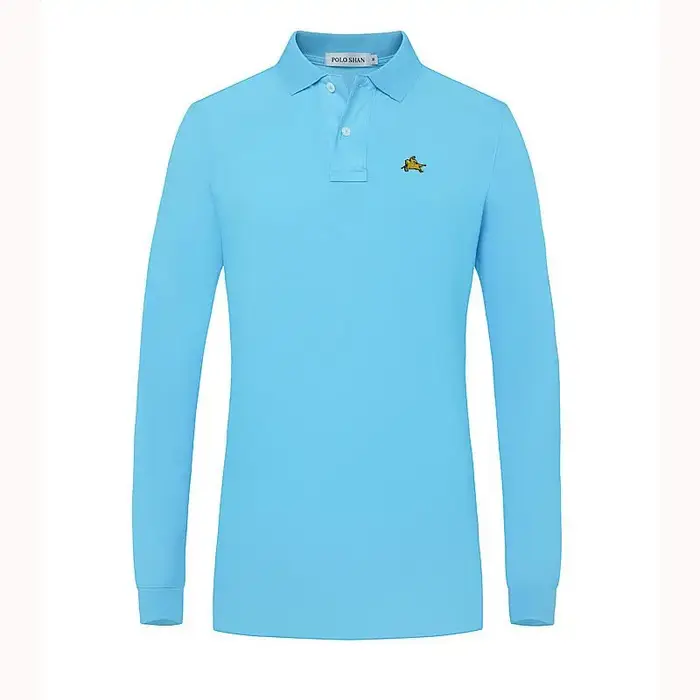 Polo décontracté avec logo brodé pour femmes, t-shirt à revers, vêtements de sport à la mode, t-shir