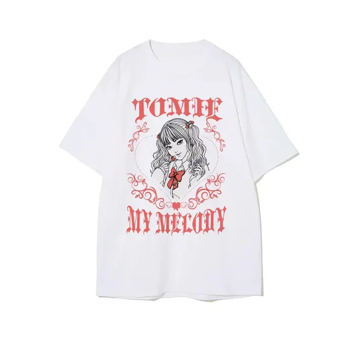 T-Shirt gothique Tomie x My Melody pour femmes