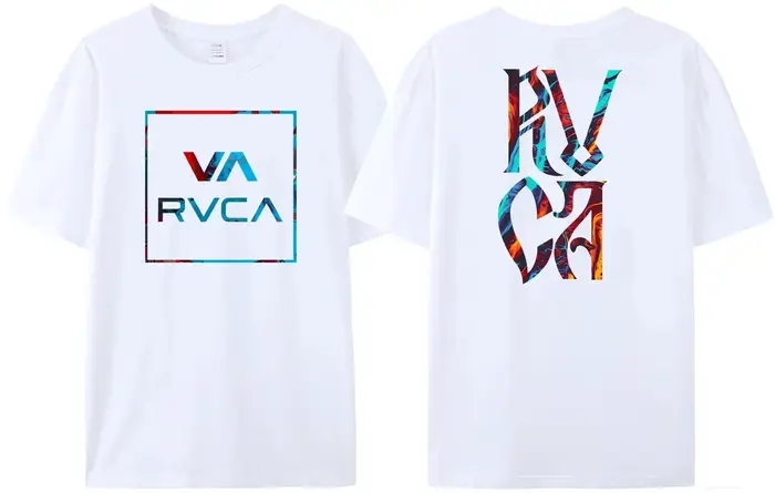 T-shirt RVCA 100% coton pour hommes et femmes