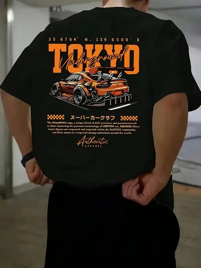 T-shirt pour homme élégant inspiré du JDM