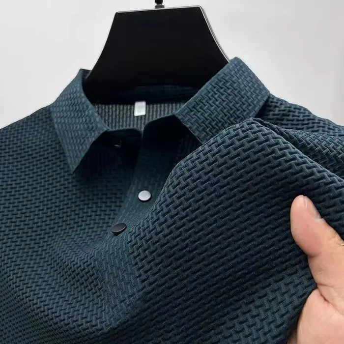 Polos de travail haut de gamme pour hommes à manches courtes