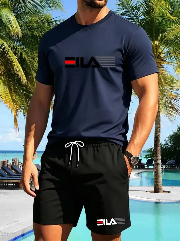 Nouvel ensemble de t-shirts à manches courtes pour hommes