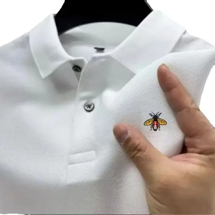 Chemises polo à manches courtes pour hommes