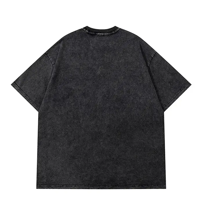 2025 lavé Vintage T-Shirts rue Hip Hop rétro Punk t-shirt femmes Harajuku décontracté coton à manches courtes lavage à