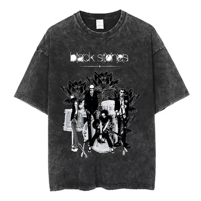 T-shirt ample vintage délavé style rétro japonais Nana Osaki Anime