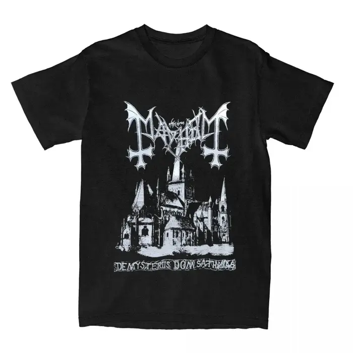 T-shirt Mayhem Deathcrush Frequency Varg pour hommes et femmes, T-shirt à col rond drôle, mode vinta
