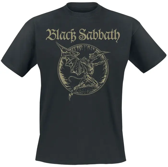 T-shirt unisexe en coton à motif Black Sabbath 2026