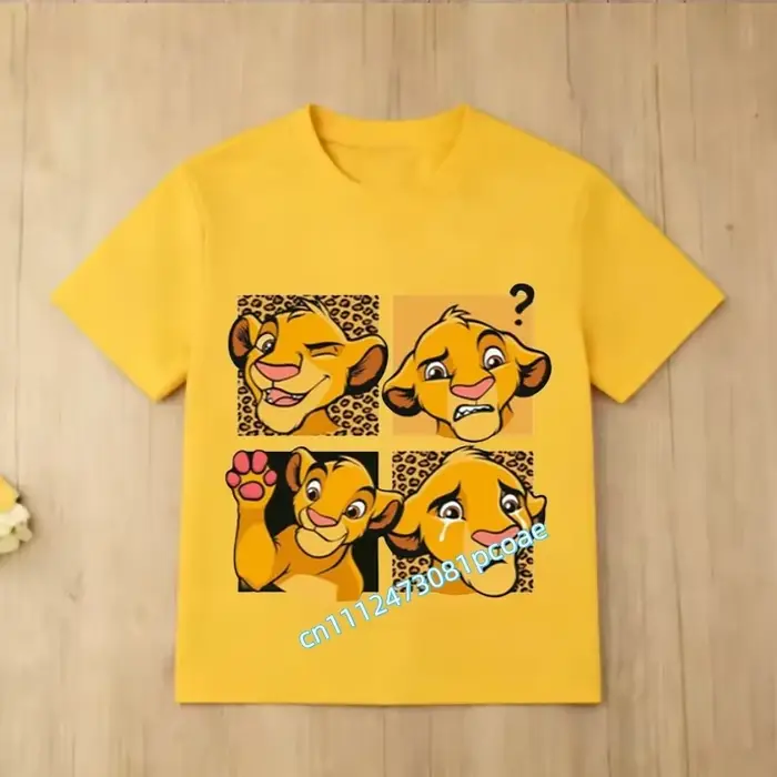 T-shirt Le Roi Lion Simba 2026 pour enfants