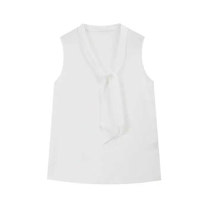 Chemisier sans manches blanc VIMLY pour femme