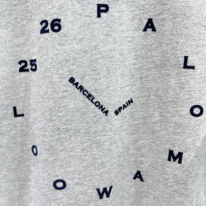 T-shirt tendance été 2026 à imprimé horloge floqué