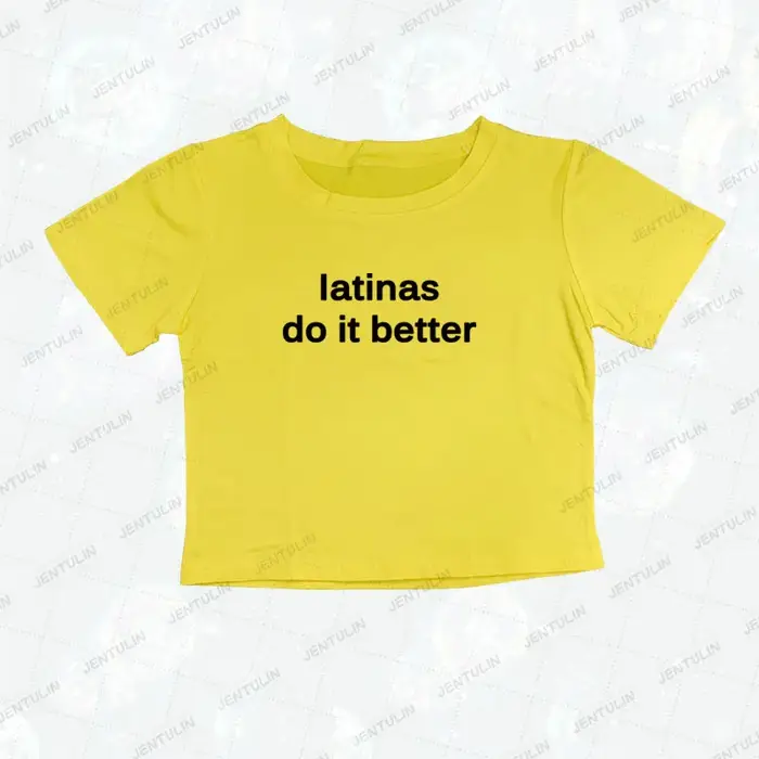 Latinas font mieux T-shirt imprimé mignon femmes à manches courtes culture hauts Harajuku Goth bébé t-shirts rétro