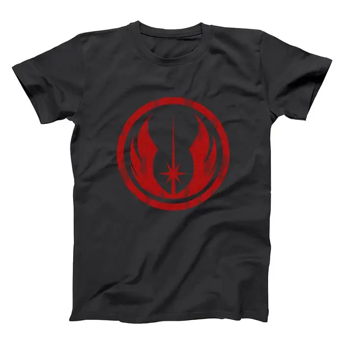 Nouvelle commande JEDI 100% couverture en coton t-shirts imprimés hommes t-shirt ample Homme mode 80122
