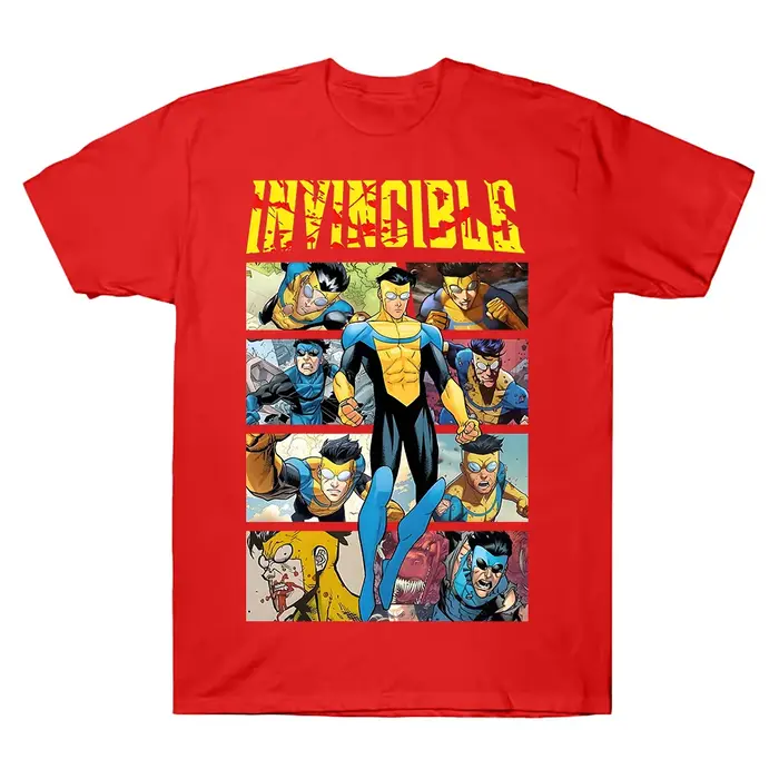T-shirt Invincible Mark Superhero unisexe