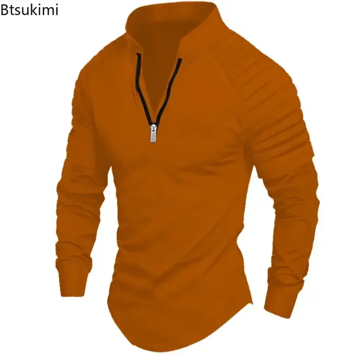 Polo à manches longues pour hommes