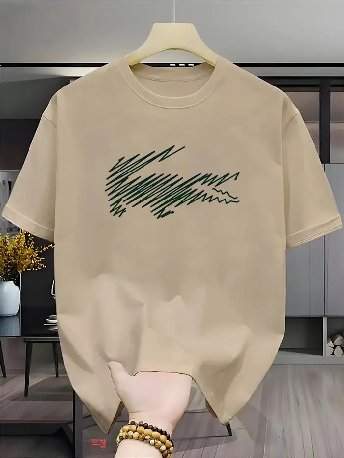 T-shirt imprimé de marque de luxe 2026 pour homme et femme