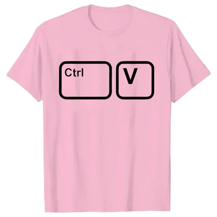 T-shirt de famille CTRL + C CTRL + V