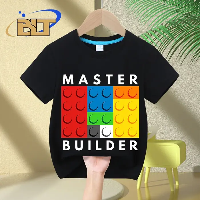 T-Shirt à Manches Courtes en Pur Coton pour Enfant, Décontracté, Cadeaux pour Garçon et Fille