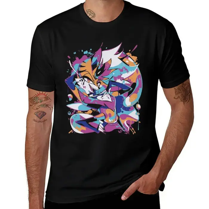 Helluva Boss Queen Bee/Beelzebub Pop Art T-Shirt surdimensionné graphique