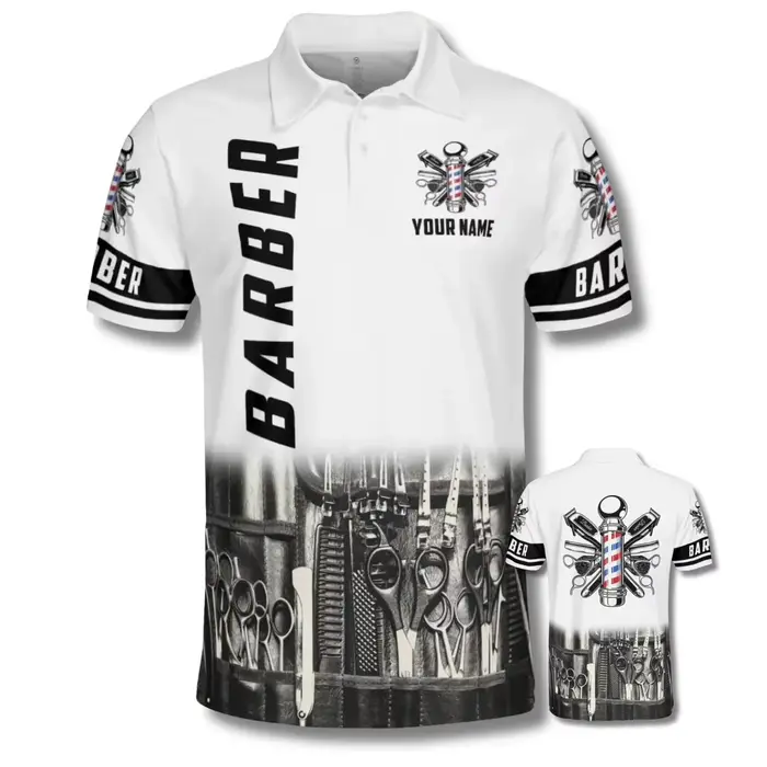 Polo personnalisé pour barbier