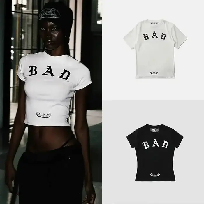 T-shirt court pour femme