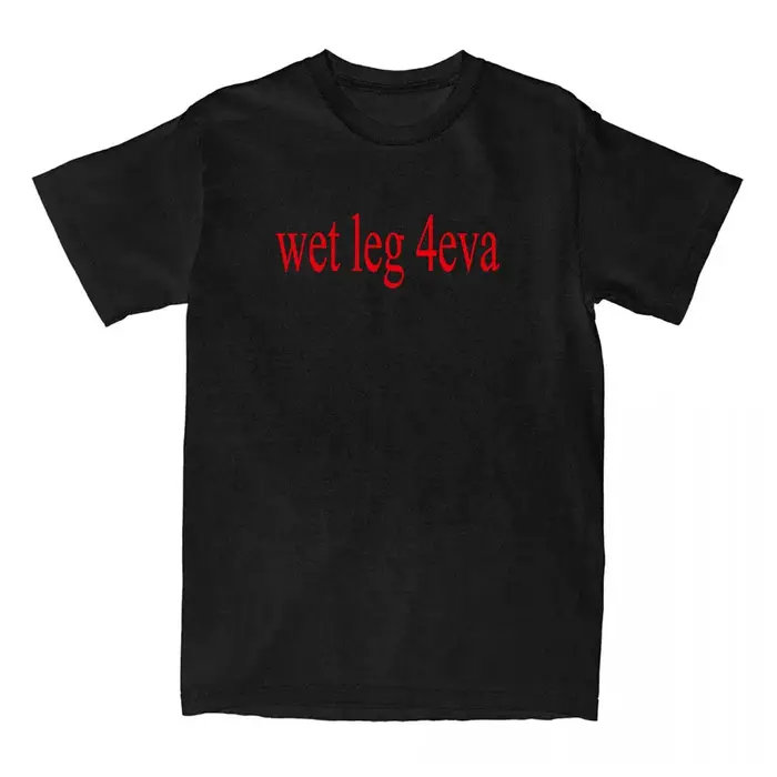 Jambe humide 4eva graphique t-shirts coton été hommes femmes T-shirt mode chanteur impression