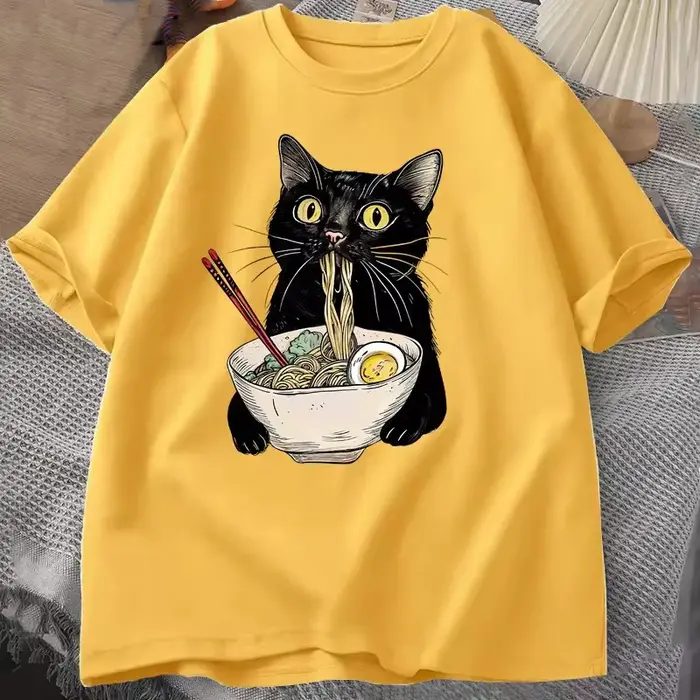 T-shirt en coton à manches courtes pour hommes et femmes