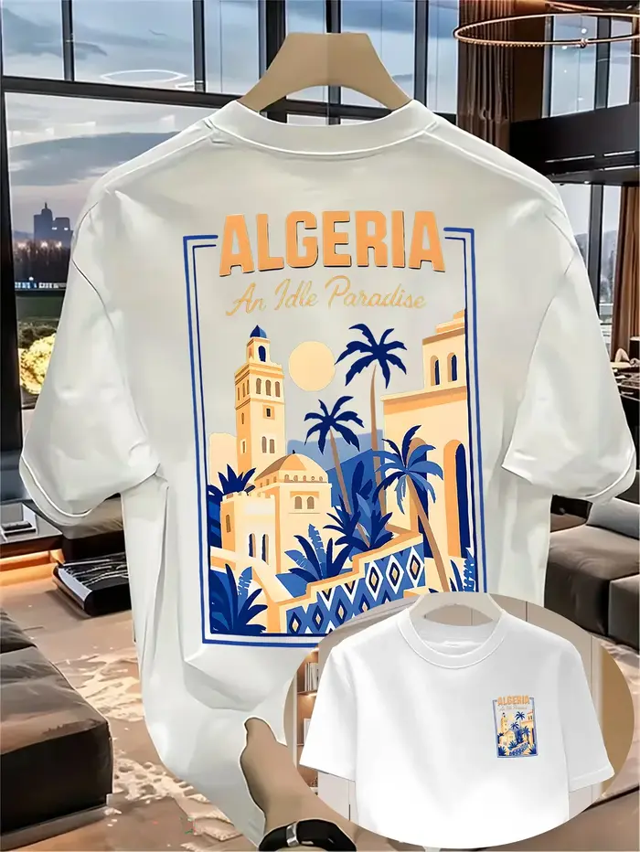 T-shirt 100% coton pour hommes