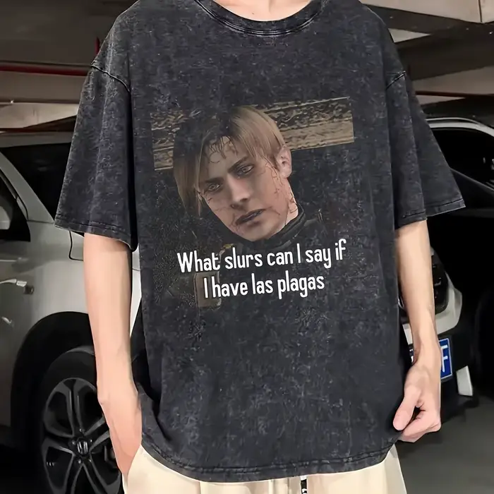 Hommes Harajuku inspiré Leon S Kennedy graphique t-shirt Vintage vêtements