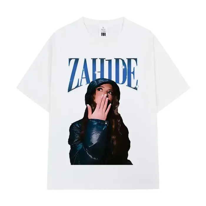Zahide Merch T-shirt graphique hommes femmes vêtements mode haute qualité T-shirts coton surdimensionné à manches