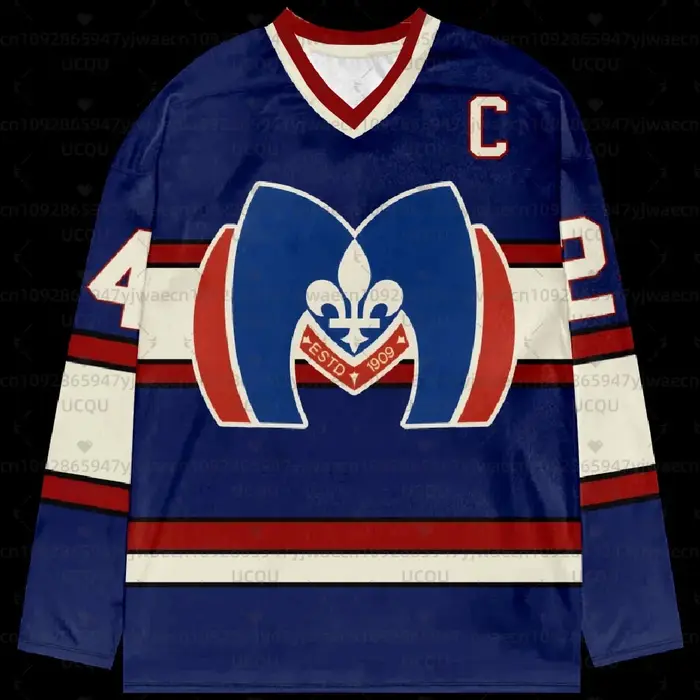 Nouveau maillot de Hockey de rénov chauffé manches longues T-shirt Rozanov HOLLANDER pour hommes et femmes unisexe hauts pulls