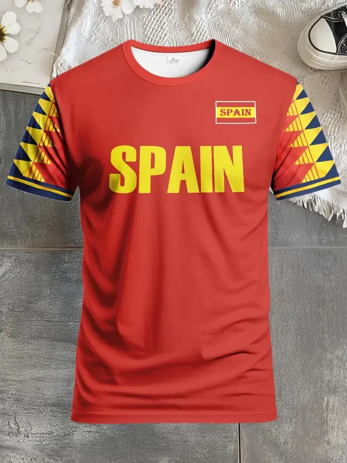 Maillots de football d'été 2026 Espagne pour hommes – T-shirts classiques à manches courtes God Spai