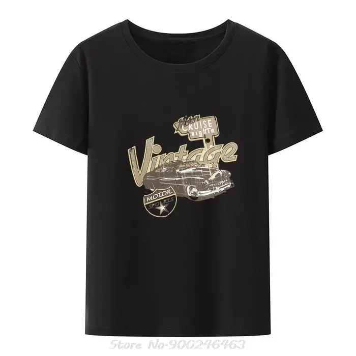 T-shirt unisexe à manches courtes imprimé graphique de voiture pour hommes