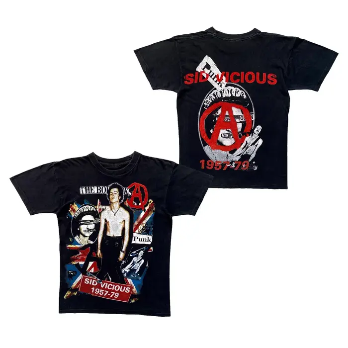T-shirt décontracté Sex Pistols Punk Rock pour hommes et femmes