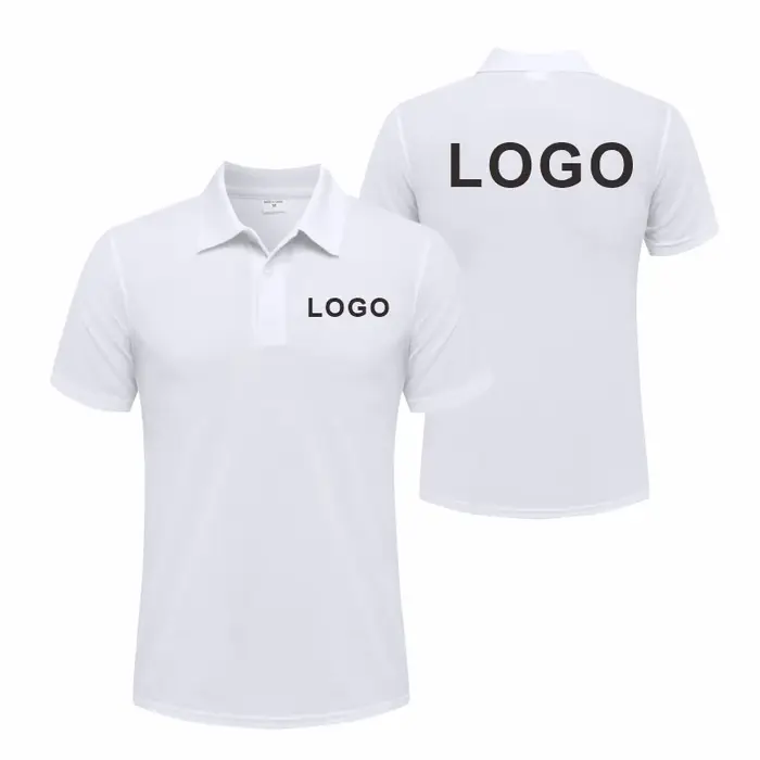 Polo respirant avec Logo personnalisé, vêtements de groupe d'entreprise décontractés, polos à manche