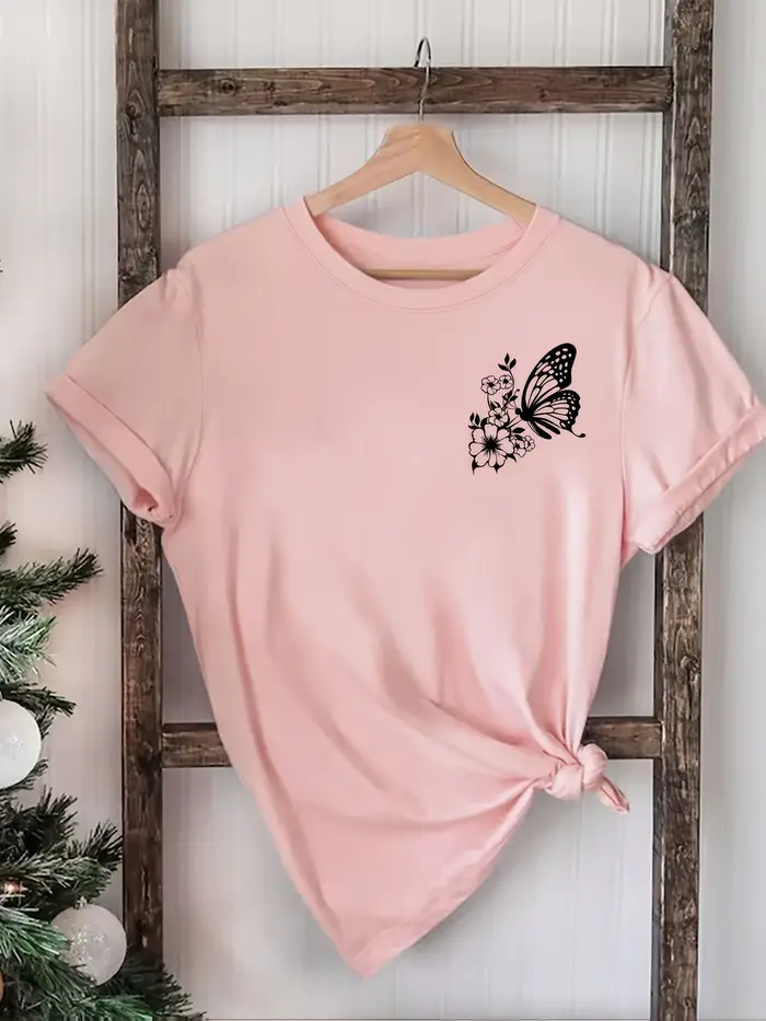 T-shirt unisexe à manches courtes pour femme