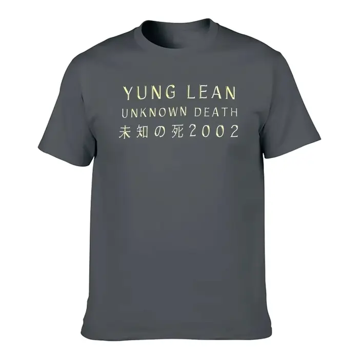 Yung Lean inconnu mort 2002 Album Tour Merch T-Shirt musique Hip Hop