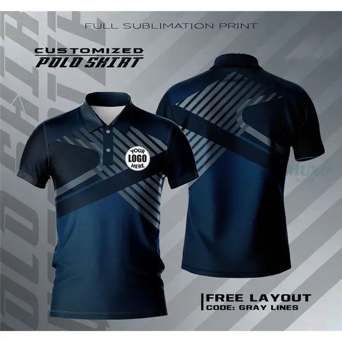 Polo personnalisé GRATUIT 2026 – Impression par sublimation intégrale