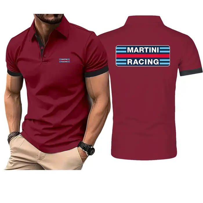 Chemise polo pour homme en coton
