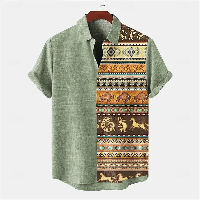 Chemise en lin pour hommes