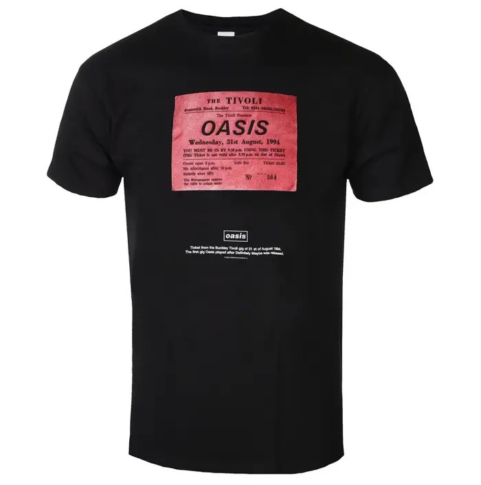 Nouveau T-shirt en coton graphique Oasis unisexe