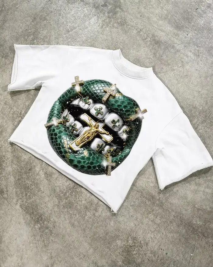 T-shirts imprimés vintage streetwear pour hommes