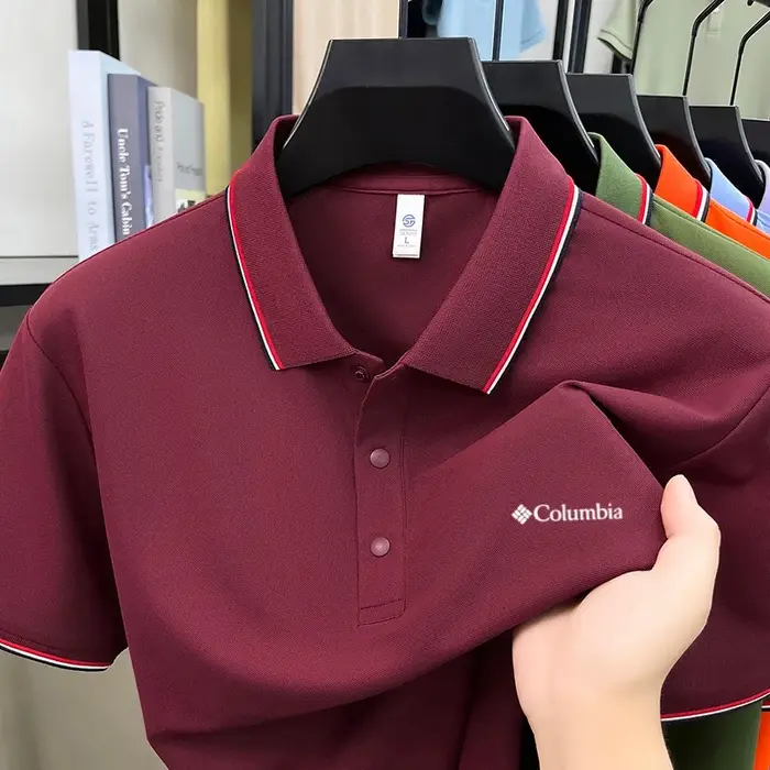 Nouveau Polo Décontracté Sportif Respirant pour Homme