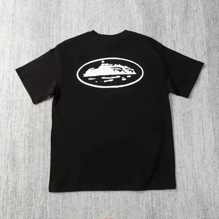 Nouveau T-shirt d'été 2026 à manches courtes imprimé bateau, col rond 100% coton, respirant, coupe a