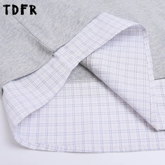 Lettre imprimer faux deux pièces polos hommes décontracté Streetwear été ample à manches courtes couverture en coton
